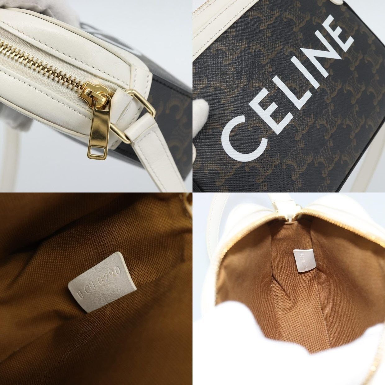 Celine Celine Triomphe Shoulder Bag Black Size ONE SIZE - 10 Thumbnail