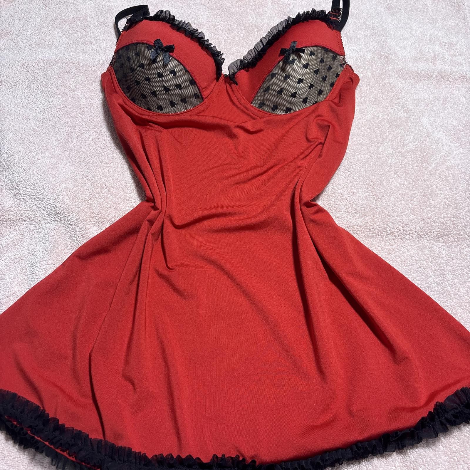 Other y2k rampage red lace grunge slip dress Size L / US 10 / IT 46 - 5 Thumbnail