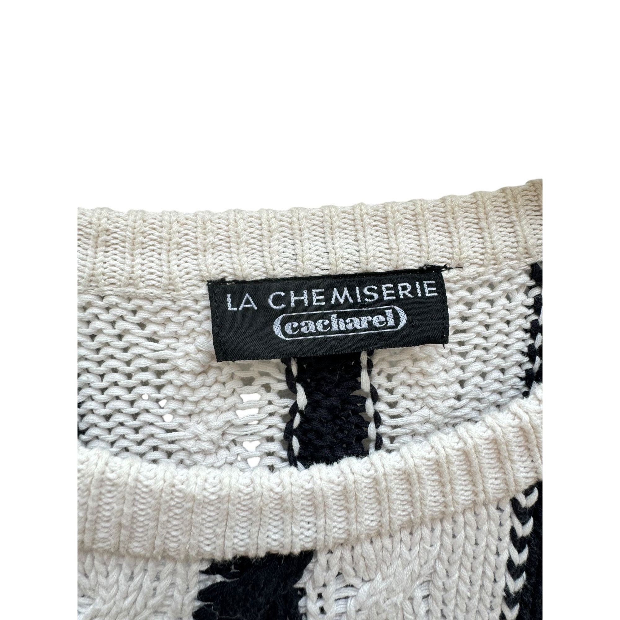 Vintage Heavy Cream / Black Knit Size US L / EU 52-54 / 3 - 2 Thumbnail