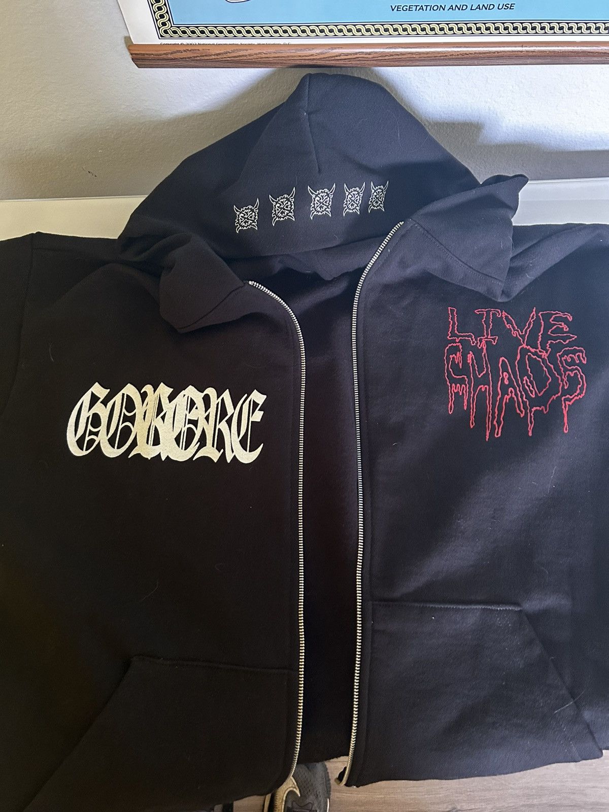 Ken Carson KEN CARSON AGC TOUR ZIP UP MERCH | Grailed