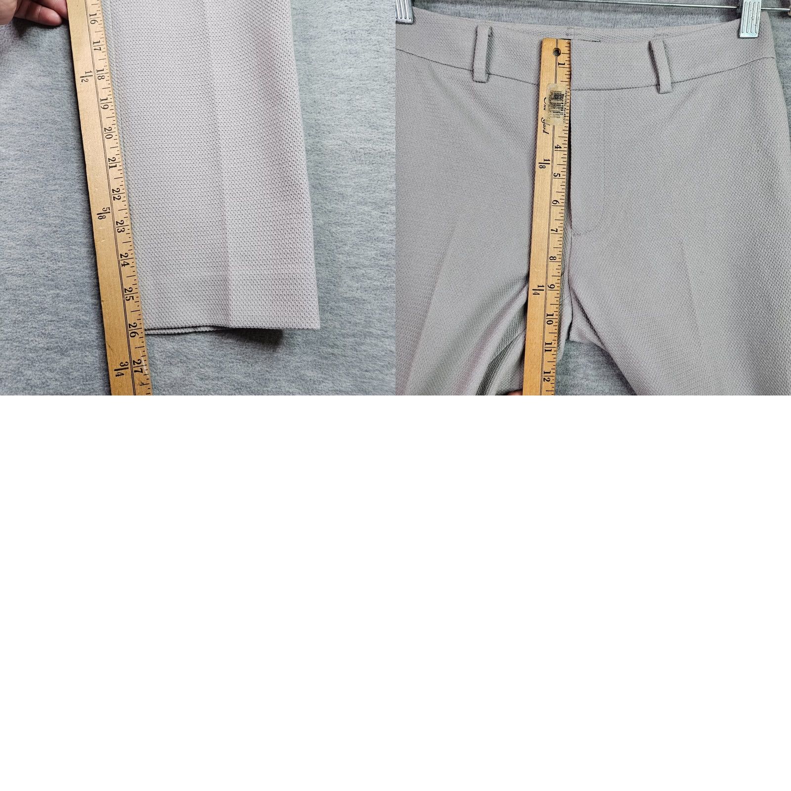 Club Monaco Club Monaco Pants Women Size 2 Light Grey Slim Straight Casual Minimalist Size 26" / US 2 / IT 38 - 8 Thumbnail