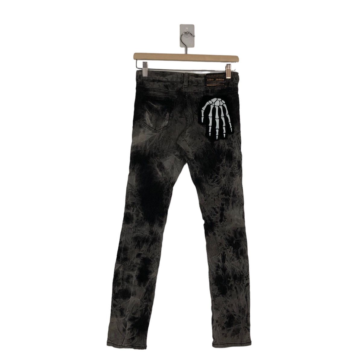 Japanese Brand 🔥SKINNY DENIM JEANS DISTRESSED ZIBE JEANS JAPAN MADE Size US 26 / EU 42 - 6 Thumbnail