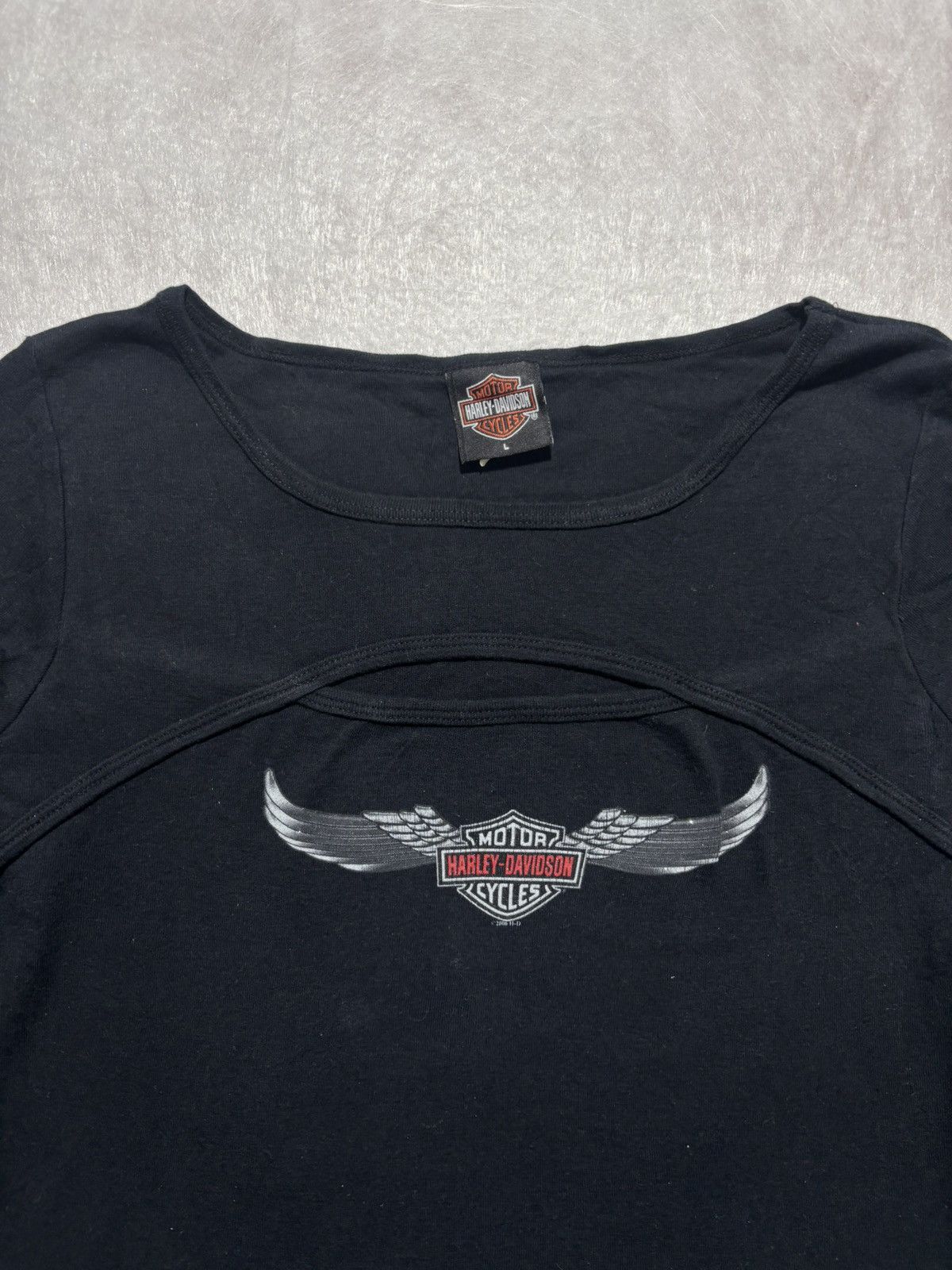 Harley Davidson Vintage Harley Davidson Longsleeve Tshirt Size L / US 10 / IT 46 - 2 Thumbnail