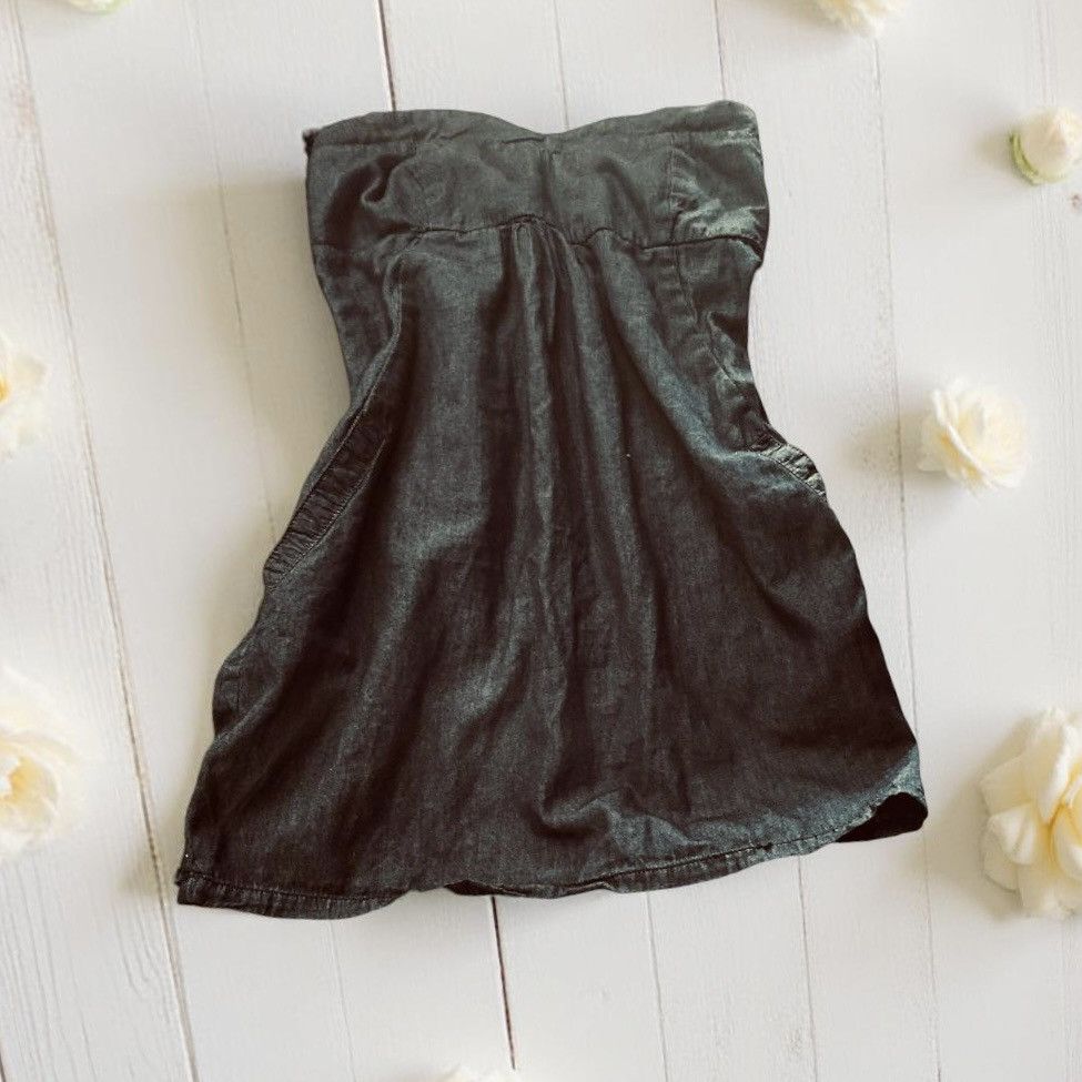 Other Strapless dark wash denim minidress Size M / US 6-8 / IT 42-44 - 7 Thumbnail