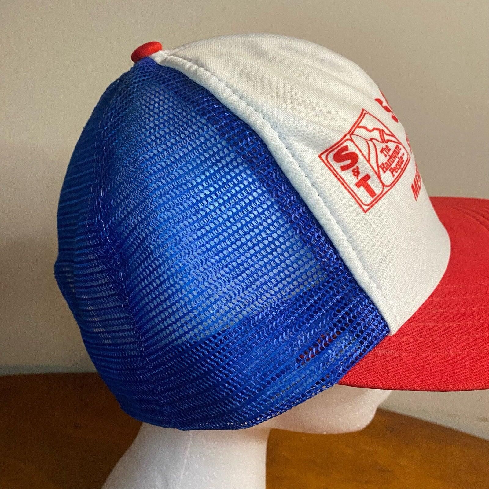 Other DA S&T Hardware Vintage White Trucker Hat Mens One Size Size ONE SIZE - 8 Thumbnail