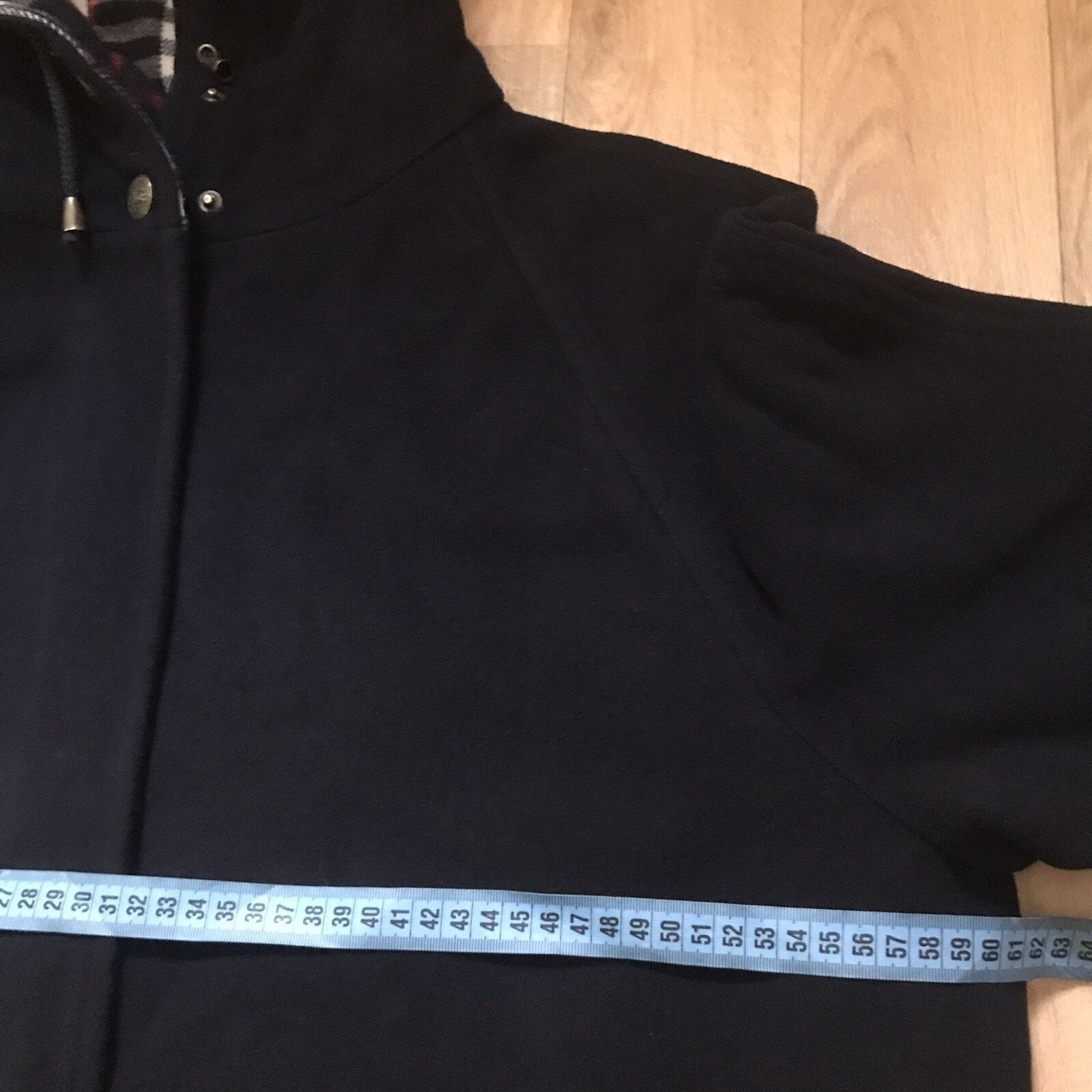 Burberry Vintage burberry coat hooded wool nova check blue navy women Size M / US 6-8 / IT 42-44 - 15 Thumbnail