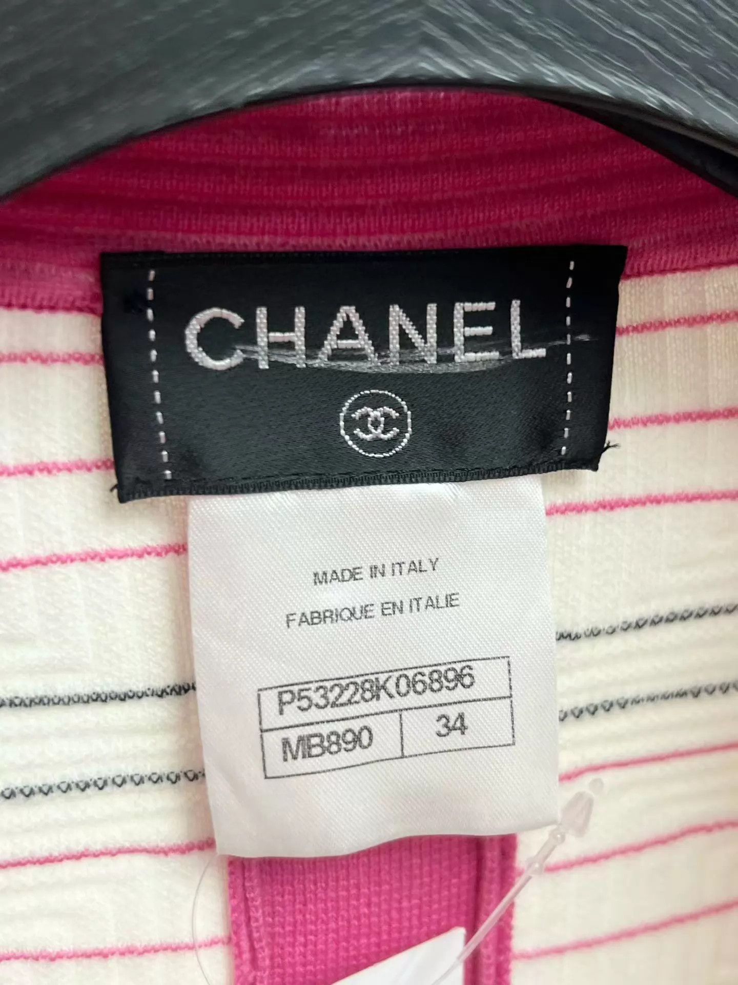 Chanel Chanel Runway Pink White 34 Rare Vintage Jacket Size XS / US 0-2 / IT 36-38 - 6 Thumbnail