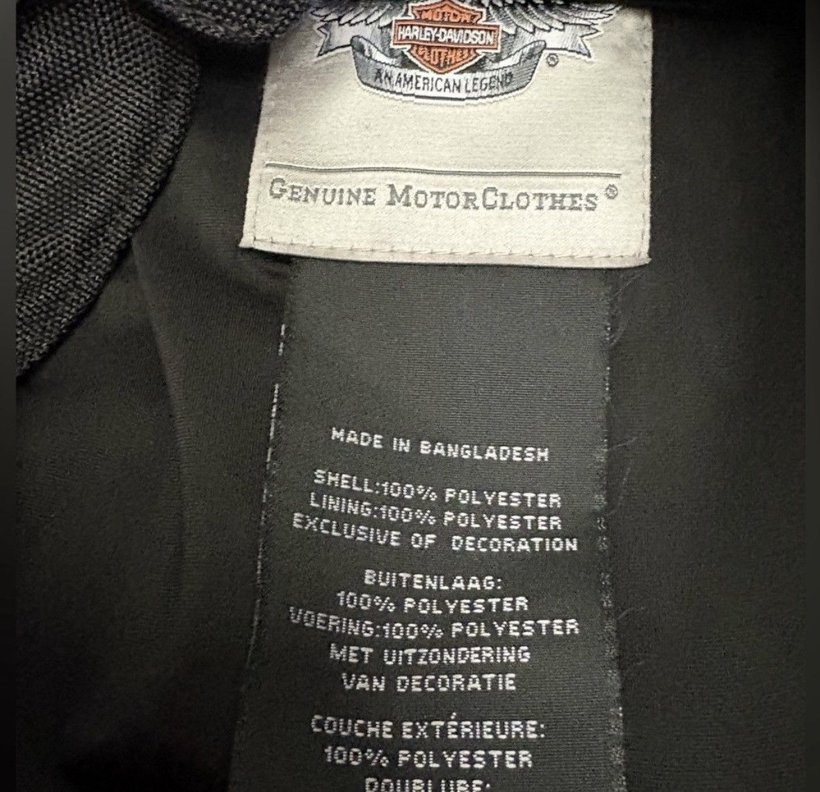 Harley Davidson Harley Davidson Riding Jacket Black Full Zip Long Sleeve Size L / US 10 / IT 46 - 2 Thumbnail