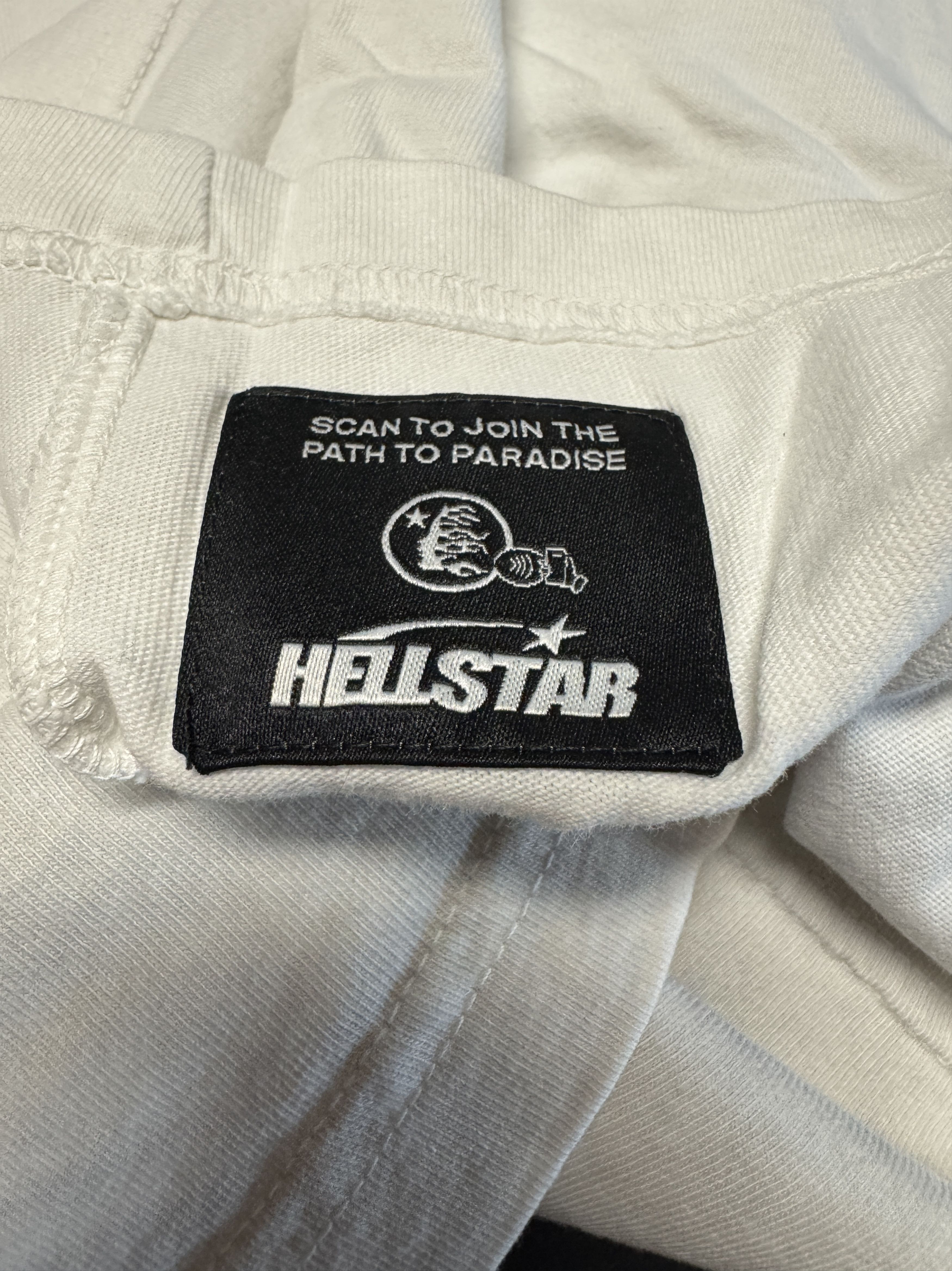 HELLSTAR Hellstar Box Logo Tee White/Red Size US XL / EU 56 / 4 - 5 Thumbnail