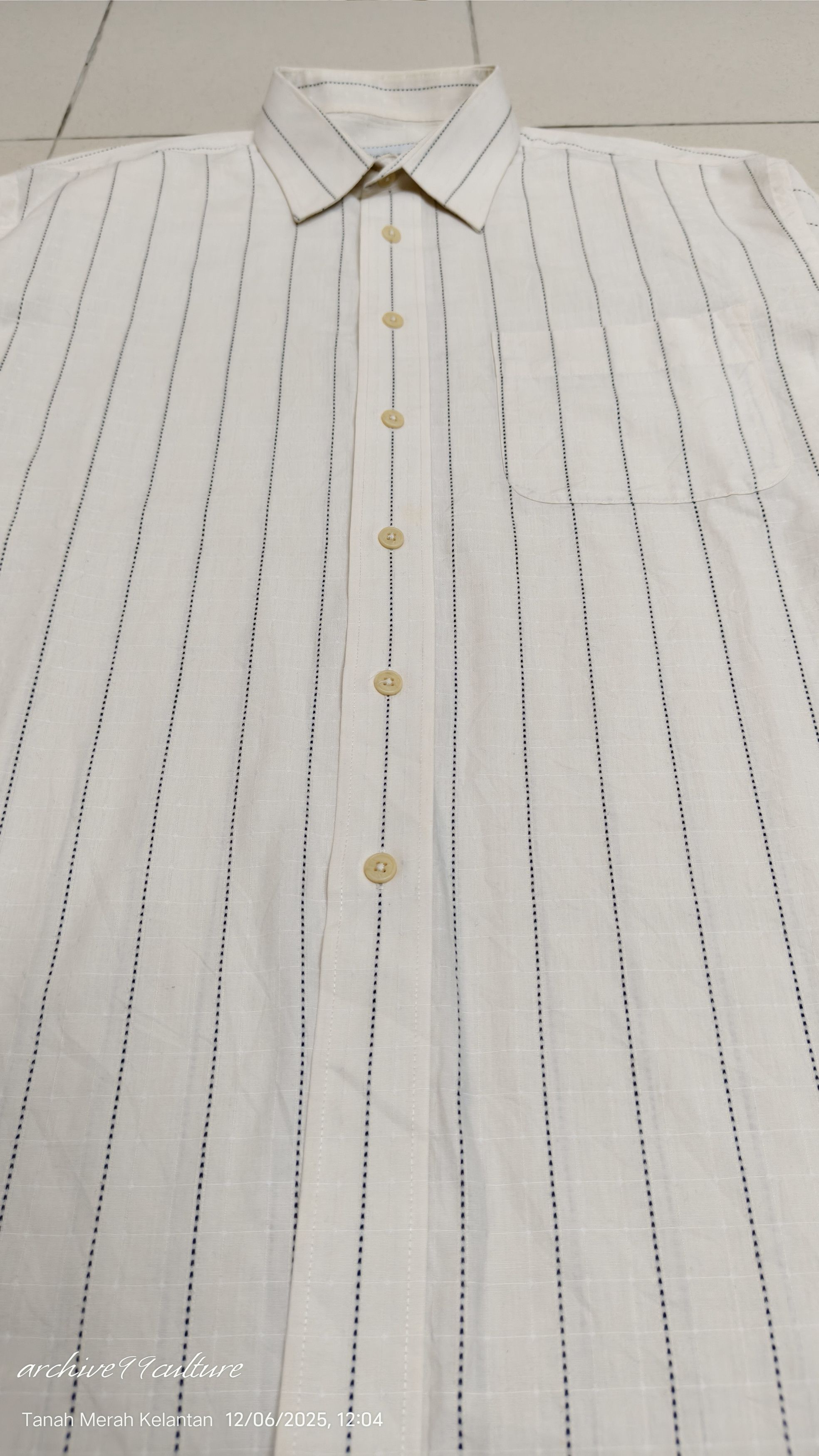 Vintage Archive 90's stripes checked classic Button up shirt Size US L / EU 52-54 / 3 - 9 Thumbnail