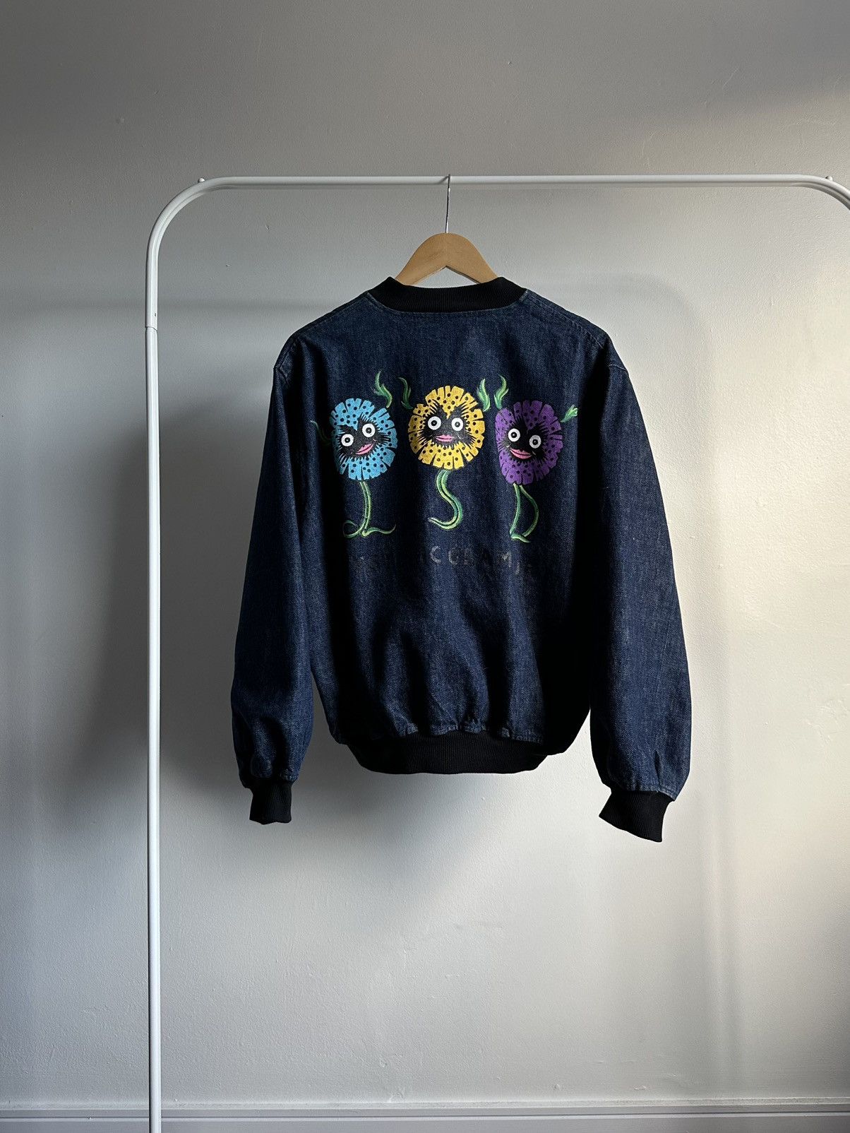 Hysteric Glamour Hysteric Glamour Flower Graphic Denim Bomber Jacket Size US M / EU 48-50 / 2 - 1 Thumbnail