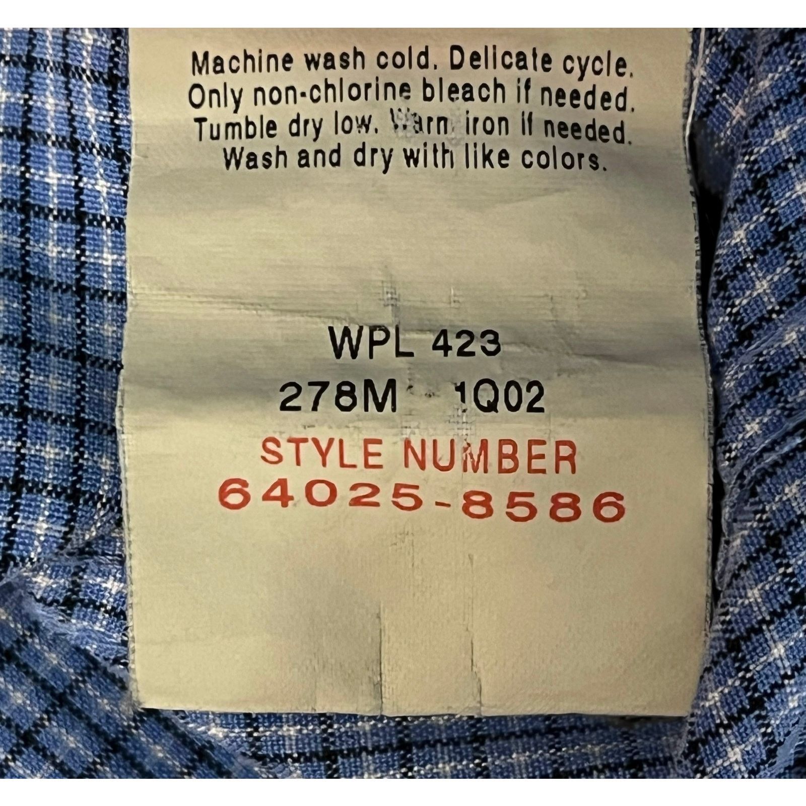 Dockers Dockers Blue Gingham Checker Button Down Shirt Long Sleeve Size US M / EU 48-50 / 2 - 5 Thumbnail