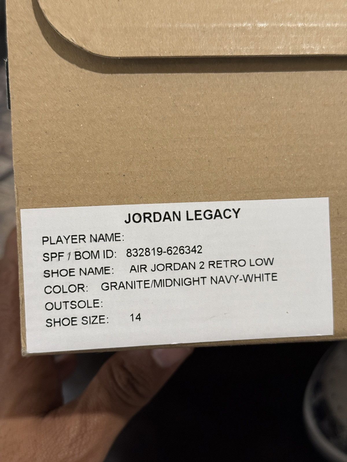 Nike Air Jordan 2 Low Georgetown PE Size 14 Promo Sample DS OG Size US 14 / EU 47 - 9 Thumbnail