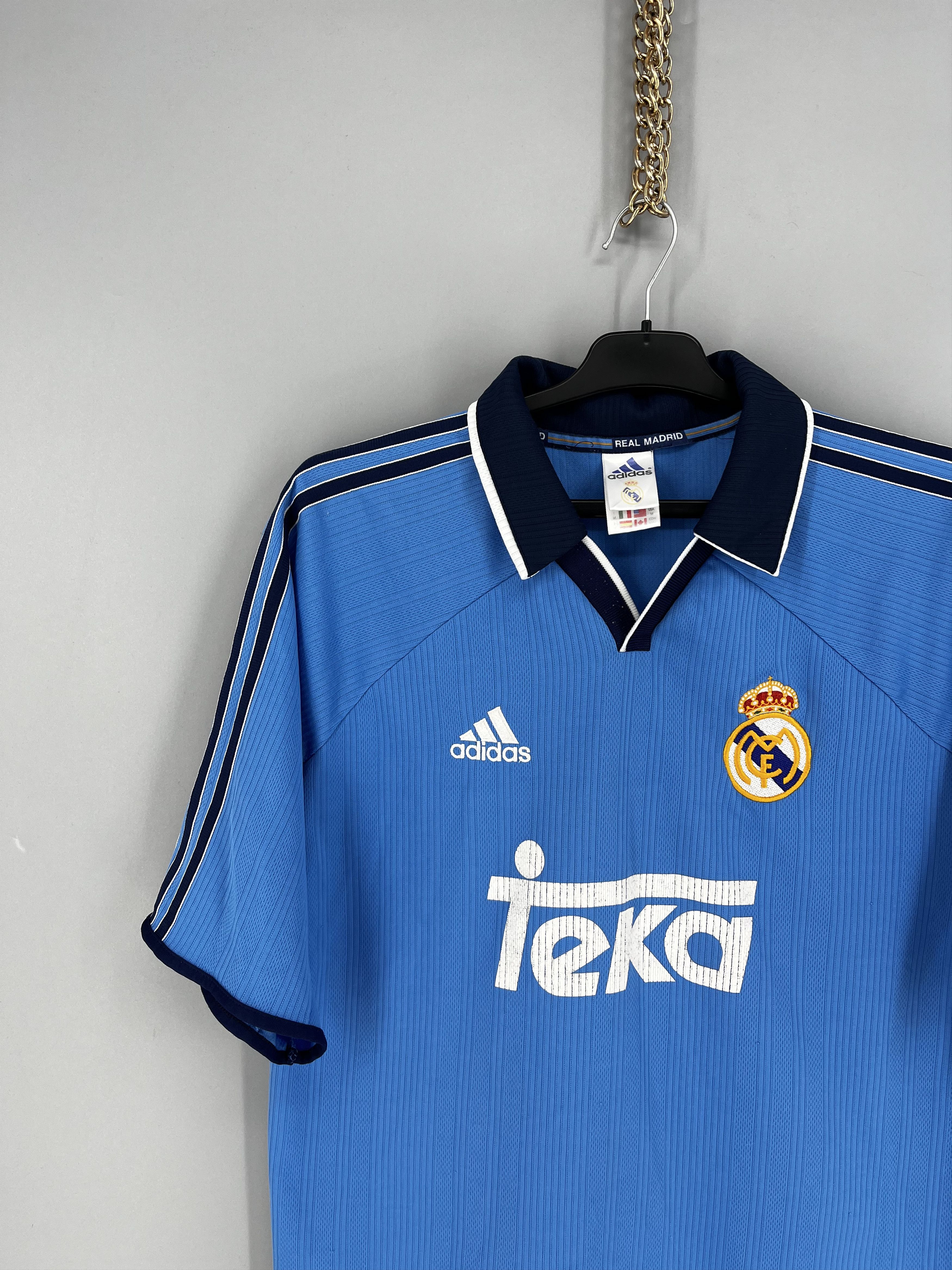 Adidas Vintage Real Madrid Raúl 7 Jersey – 1997/98 Adidas Teka Kit” Size US M / EU 48-50 / 2 - 4 Thumbnail