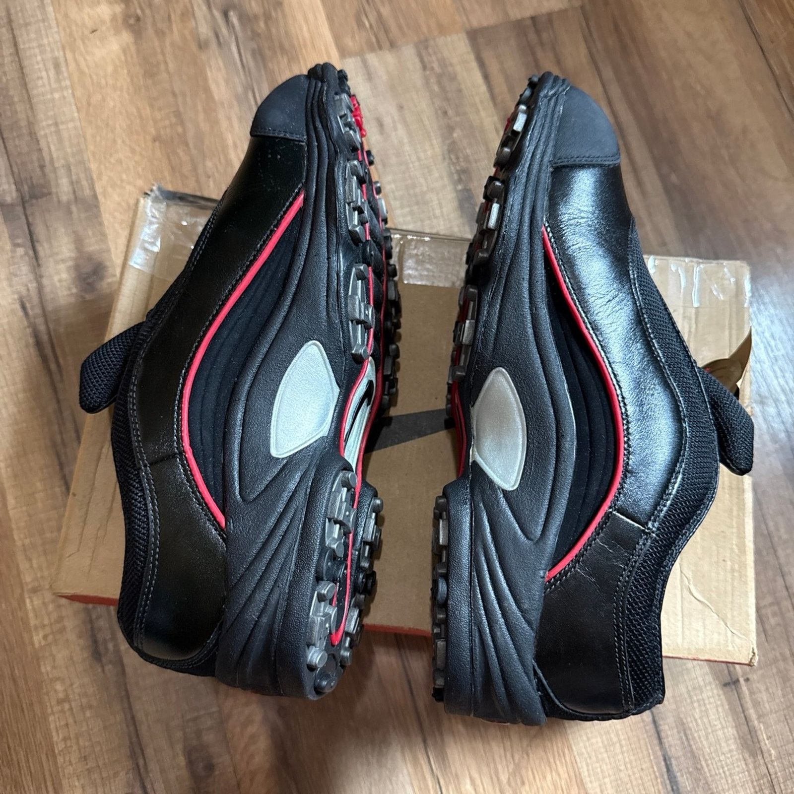 Nike 90s Nike Tiger Woods Air Zoom T-Range Black Varsity Red Size US 8 / EU 41 - 3 Thumbnail