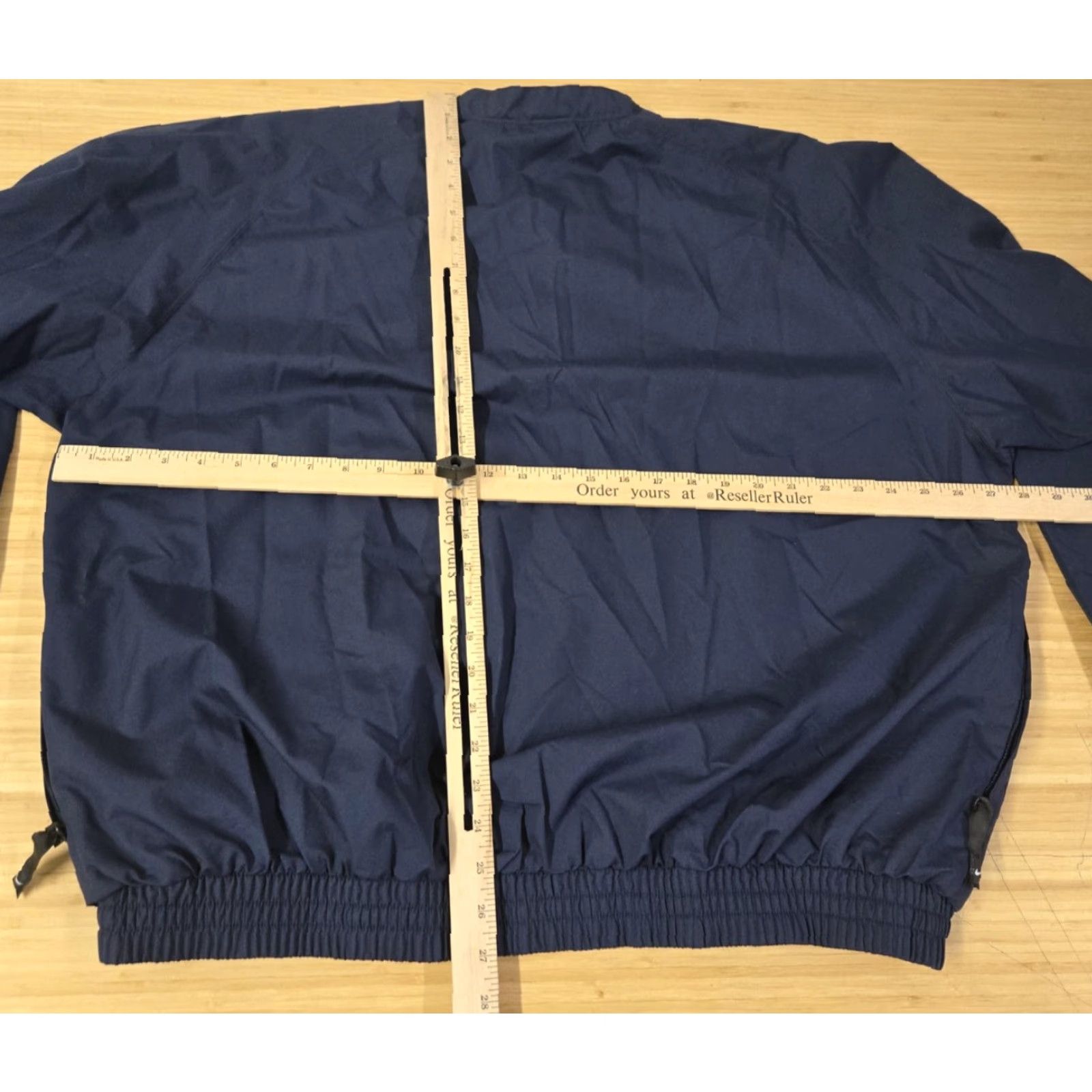 Nike Nike Jacket Windbreaker Mens XL Navy Blue Pullover Elastic Hem Pockets Activewear Slim Fit Sportswear Size US XL / EU 56 / 4 - 7 Thumbnail