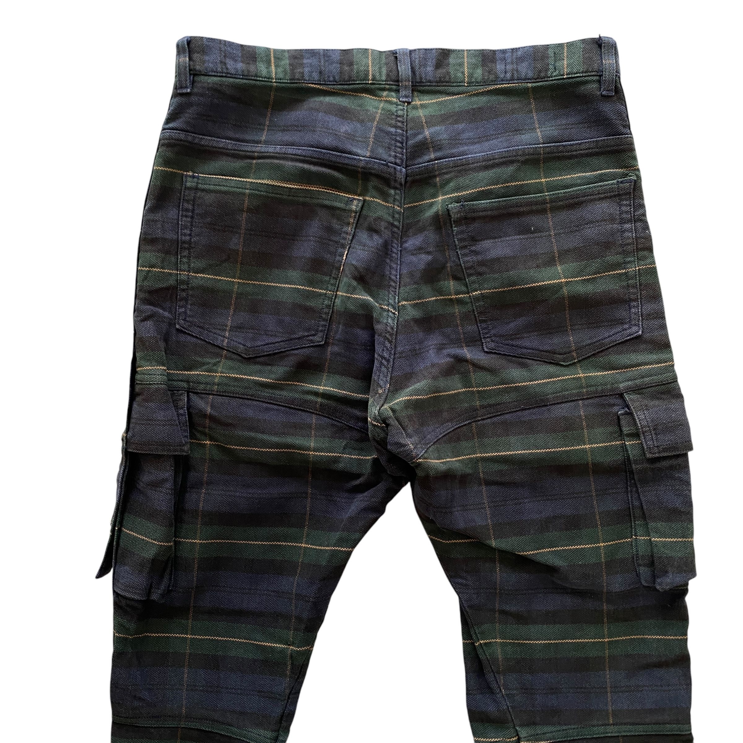 Vintage Final Home Plaid Trousers Cargo Pants