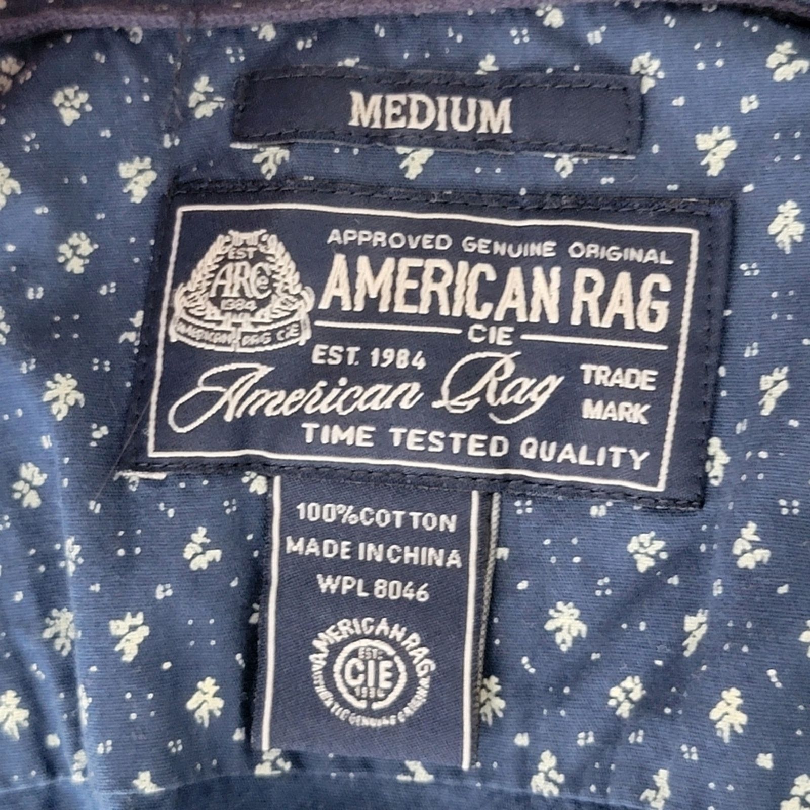American Rag American Rag Paisley Print Slim Fitted Cut Button Down Shirt Size US M / EU 48-50 / 2 - 4 Thumbnail