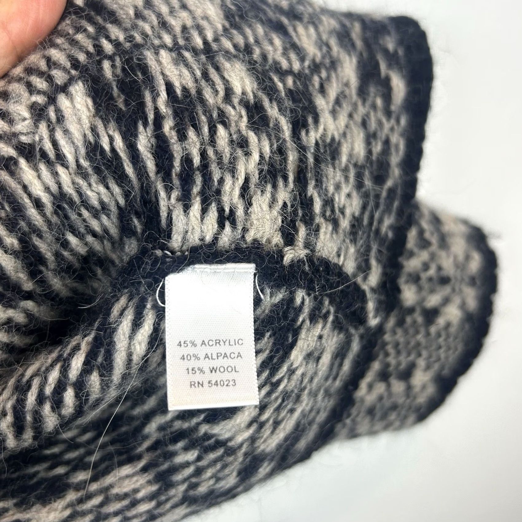 Banana Republic Banana Republic Cardigan Sweater Womens M Blue Alpaca Wool Blend Academia Pattern Knit Cardigan With Pockets Size M / US 6-8 / IT 42-44 - 7 Thumbnail