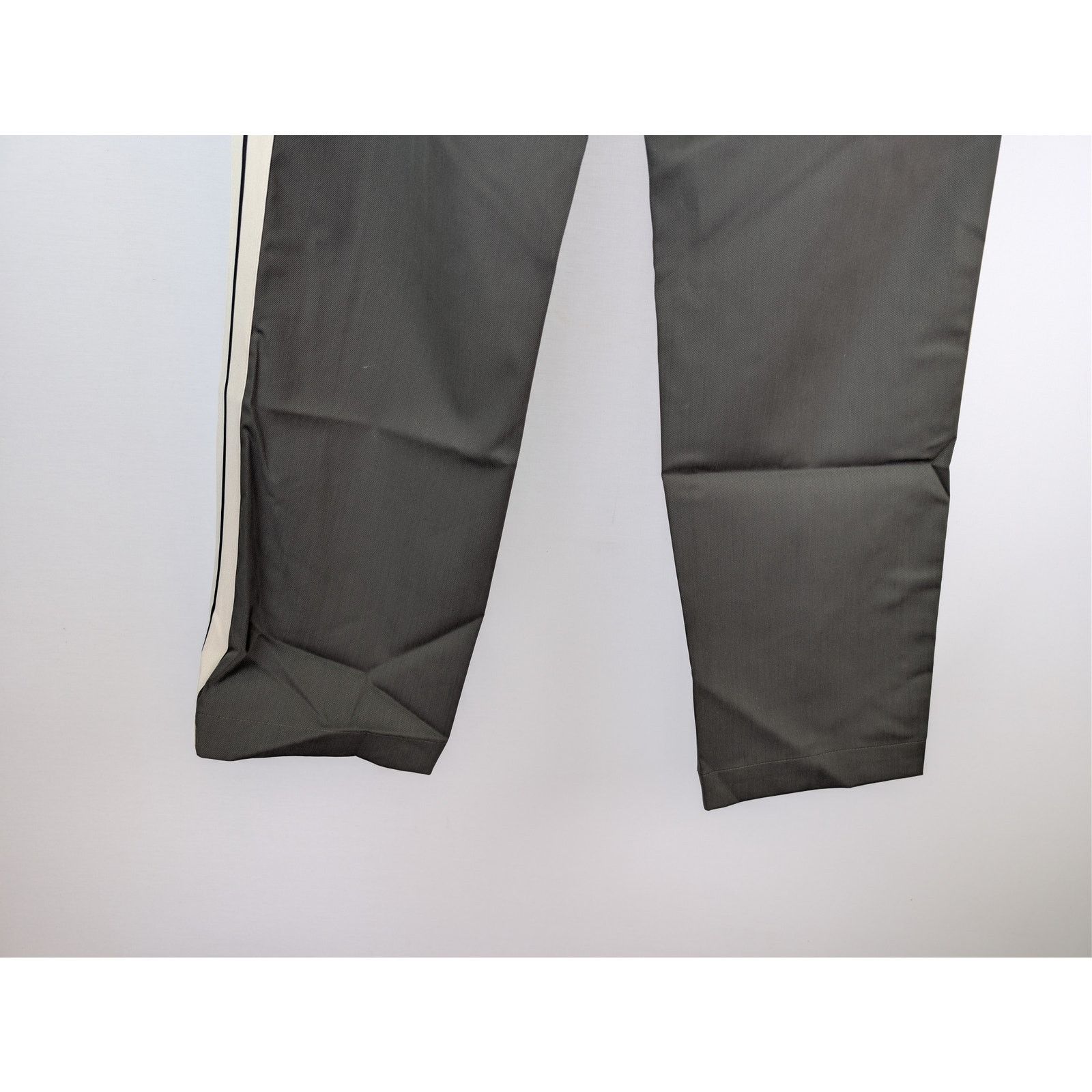 Palm Angels o1rshd1 Classic Logo Wool Track Pants in Military/Off-White Size US 32 / EU 48 - 13 Thumbnail