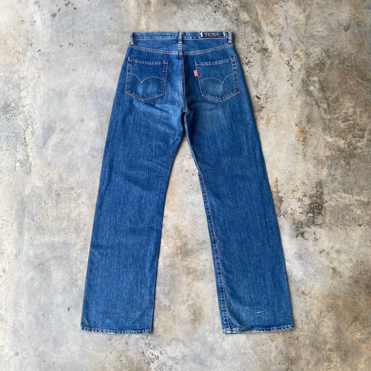 45rpm VINTAGE 90S 45RPM DENIM BLUEWASH STRAIGHT LEG Size US 30 / EU 46 - 8 Thumbnail
