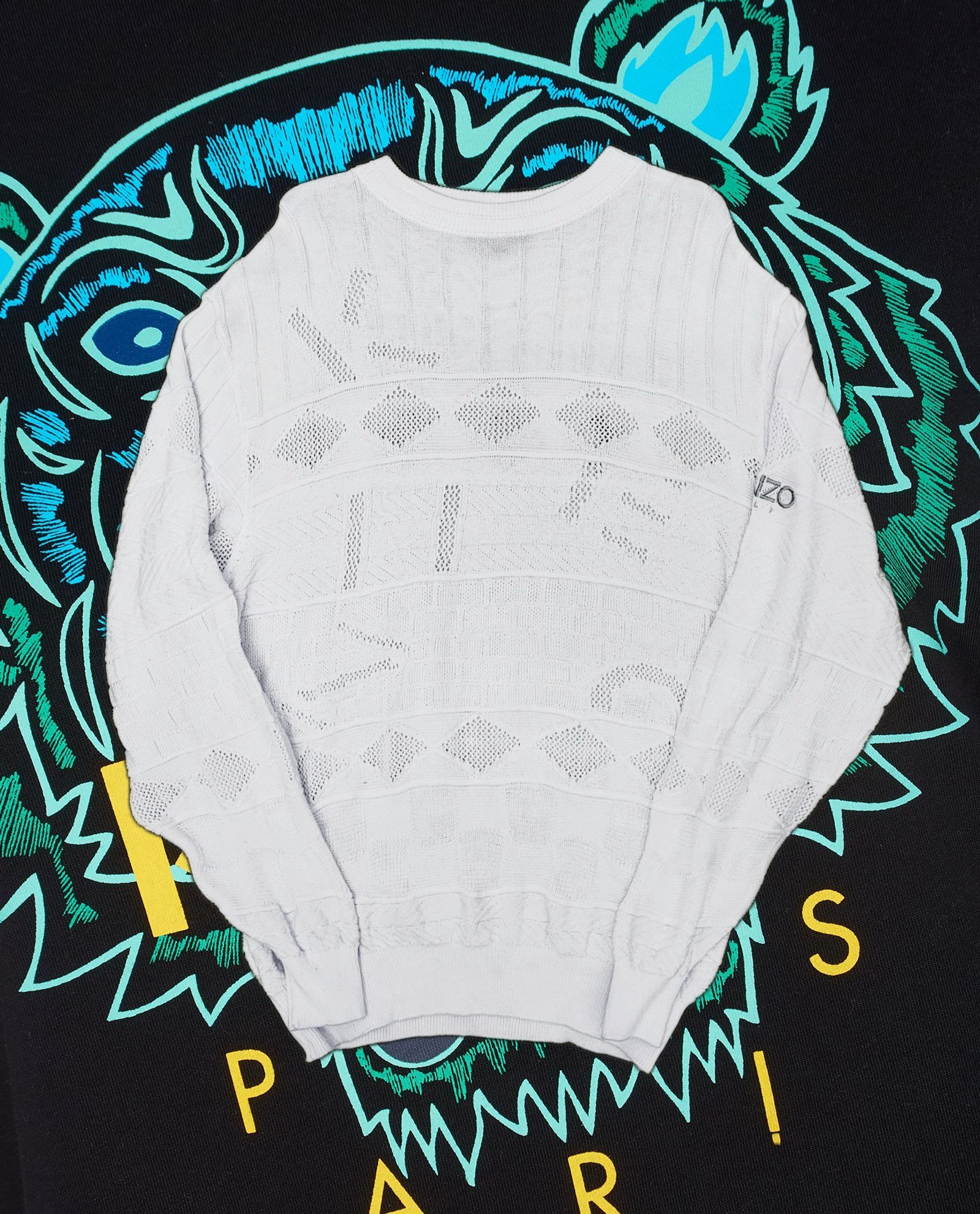 Kenzo Kenzo Golf Knitted Outerwear Sweatshirt Size US L / EU 52-54 / 3 - 1 Thumbnail