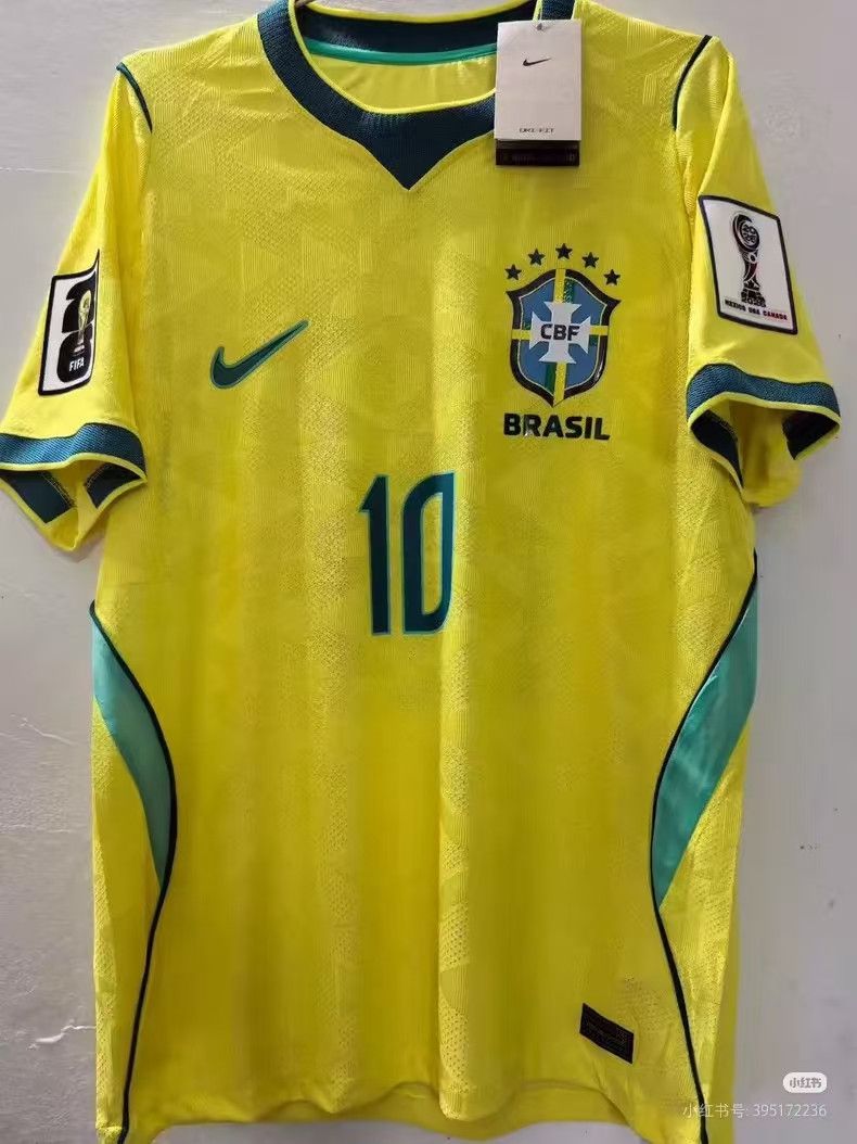 Other 10 Neymar Jersey Home 2026 Brazil Size US M / EU 48-50 / 2 - 2 Thumbnail