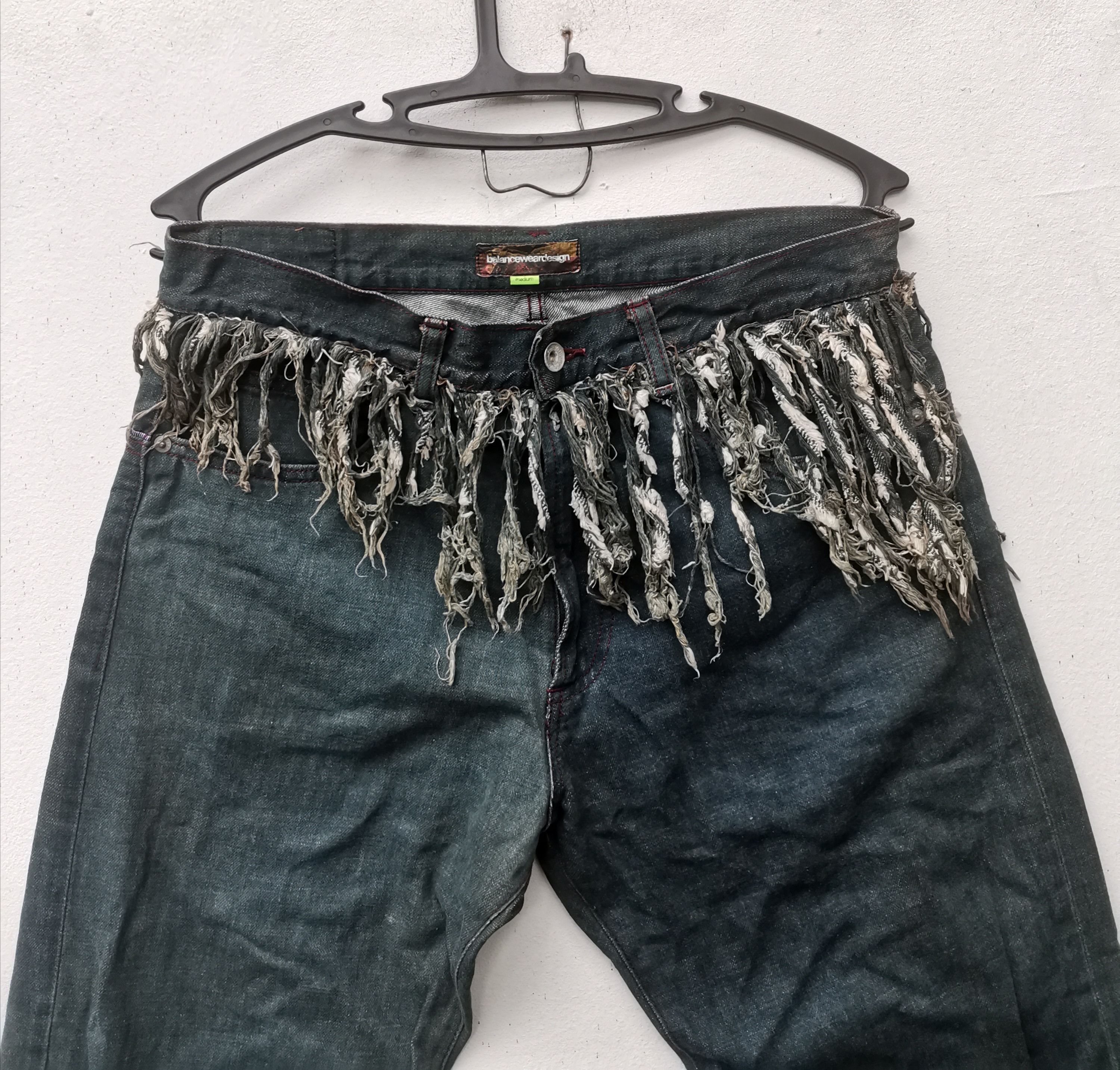 Designer × Japanese Brand Rare Balancewear denim nice design Size US 34 / EU 50 - 2 Thumbnail