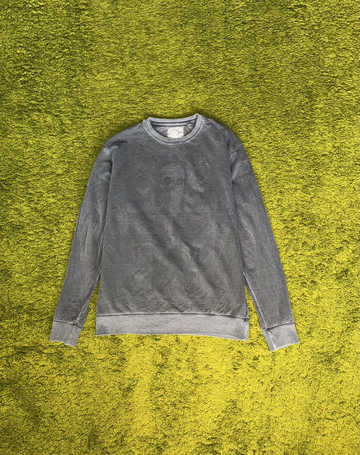 Hysteric Glamour × If Six Was Nine Y2K Japanese L.G.B style skull graphite washed sweatshirt Size US XL / EU 56 / 4 - 1 Thumbnail