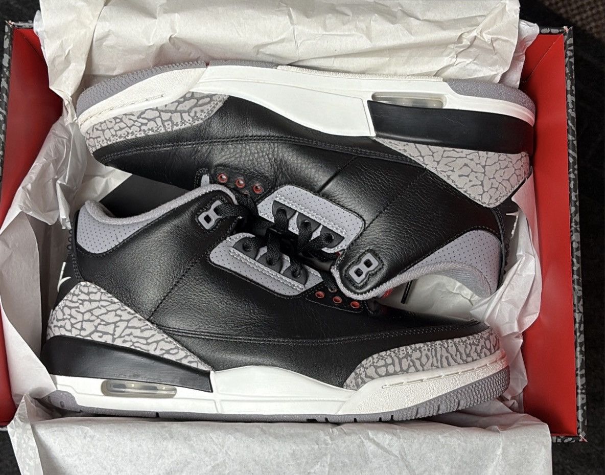 Jordan Brand Jordan 3 Black Cement Size US 10 / EU 43 - 2 Thumbnail