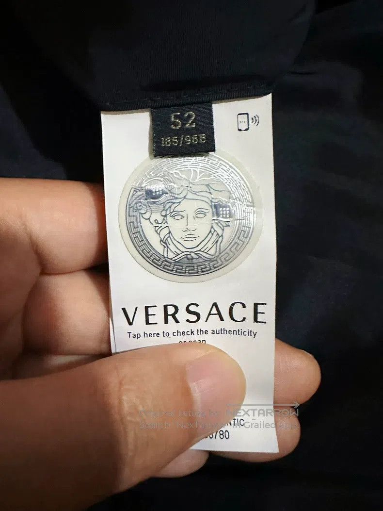 Versace Versace Embroidered trench coat men's coat top Size US XL / EU 56 / 4 - 7 Thumbnail