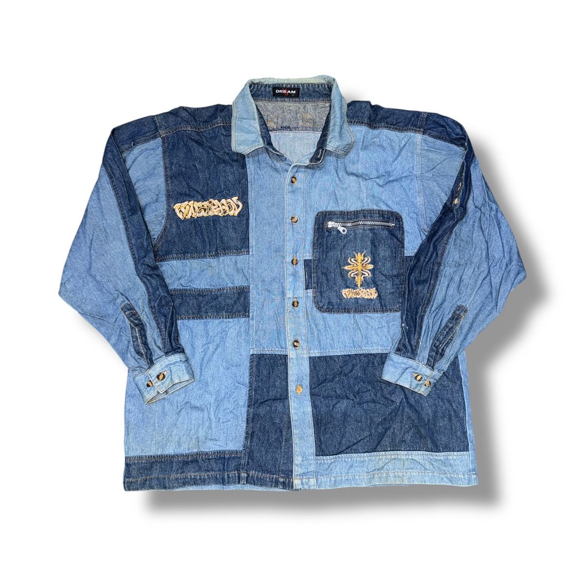 Y's for Men Vintage YS DREAM Patchworks Style Denim Jacket Size US L / EU 52-54 / 3 - 1 Thumbnail