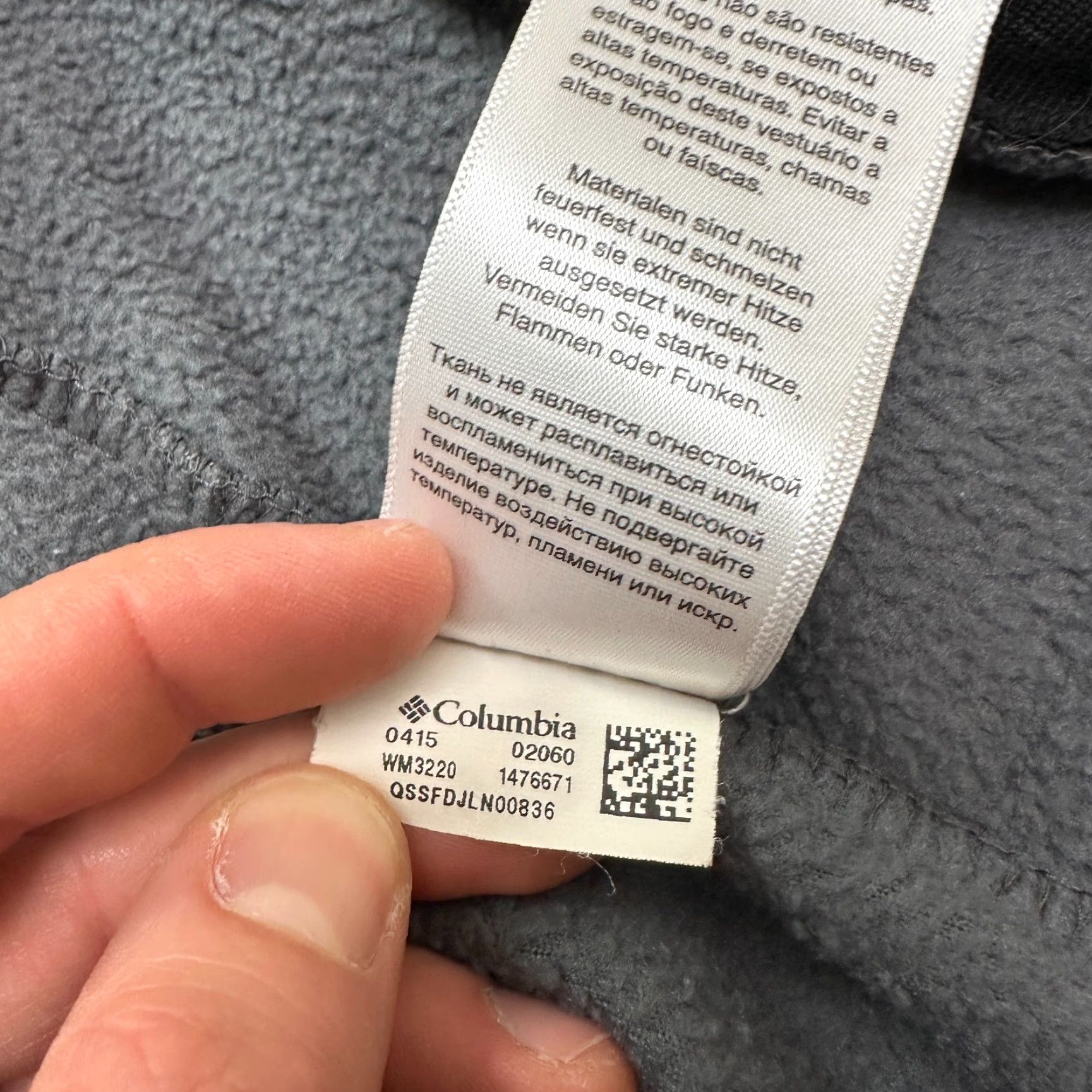 Vintage Columbia Steens Mountain Fleece Jacket Mens Large Gray Full Zip Outdoor Coat Jacket Size US L / EU 52-54 / 3 - 7 Thumbnail