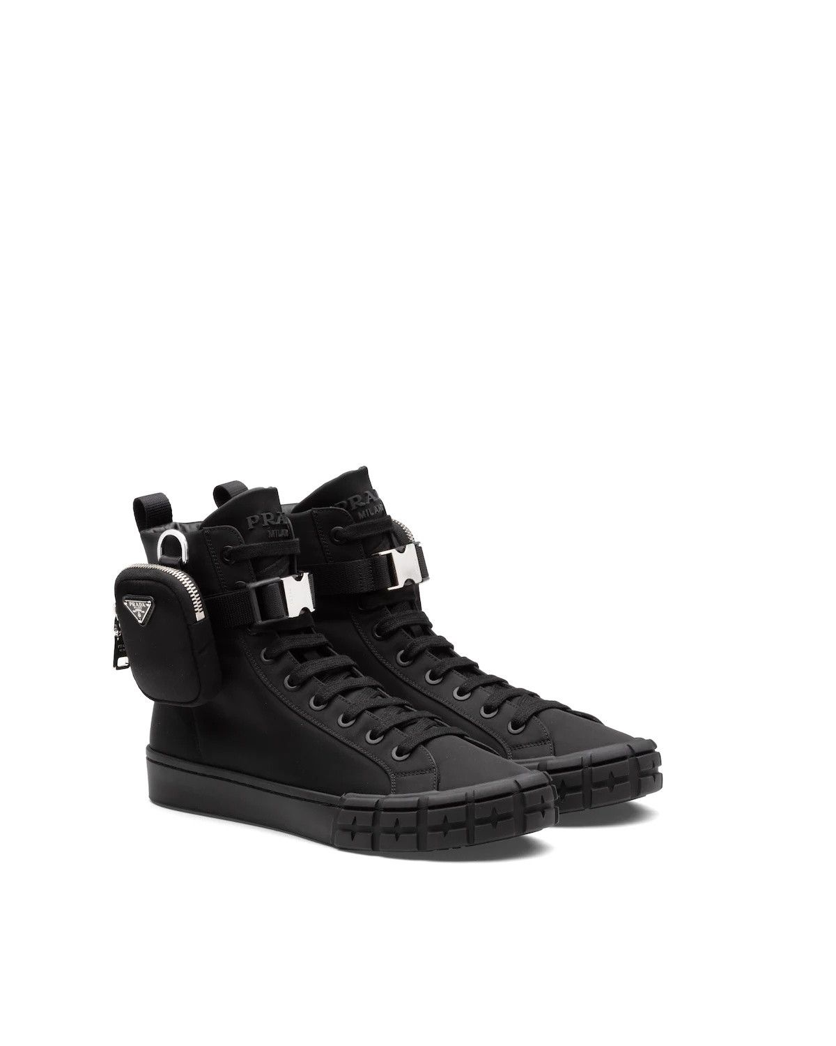 Prada Wheel Cassetta high-top sneakers Men (NEW WITH DEFECT)