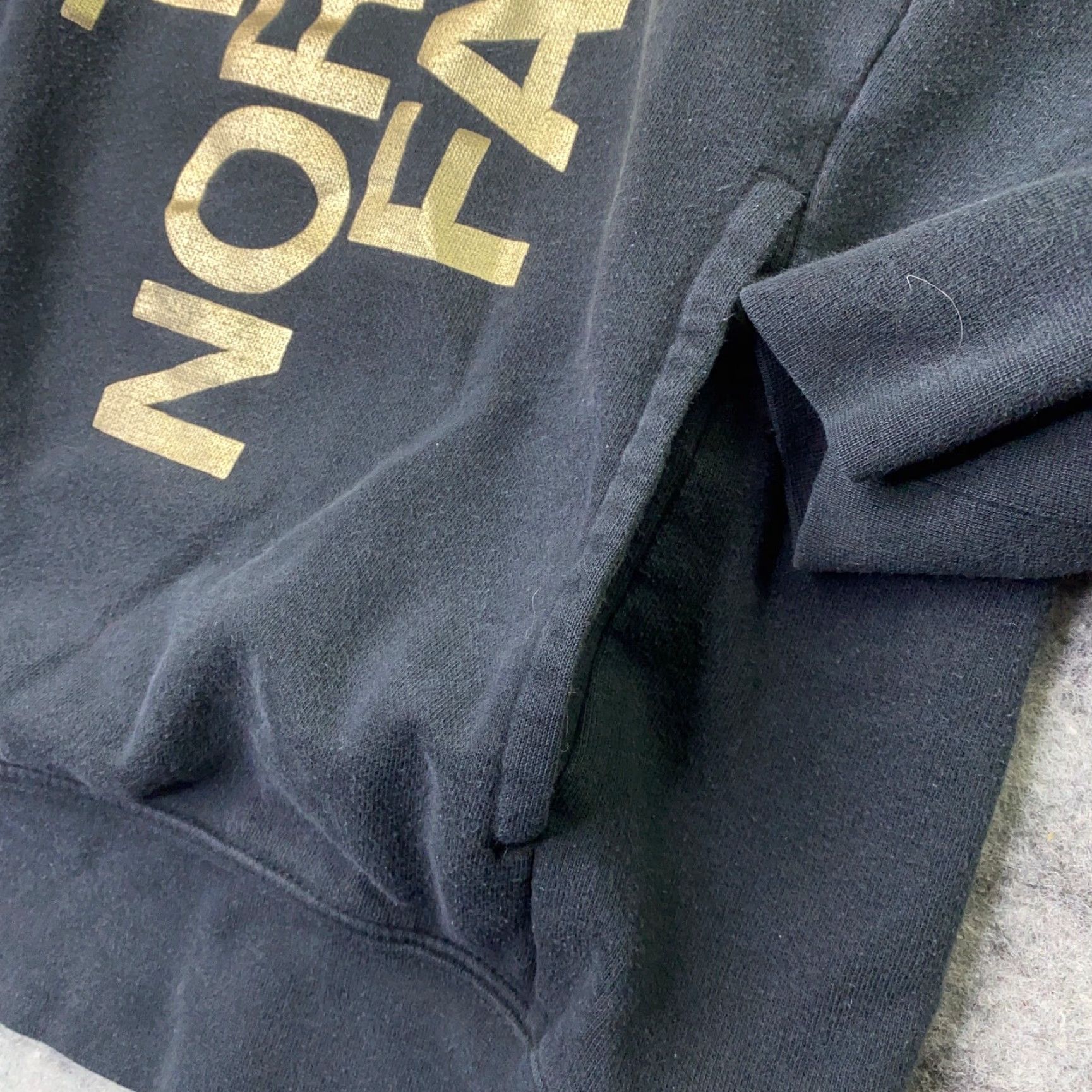 The North Face The North Face Womens Sweatshirt SP Small Petite Black Hoodie Pockets Logo Front Size S / US 4 / IT 40 - 3 Thumbnail