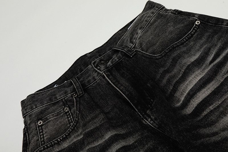 Vintage American retro washed distressed jeans for men Size US 32 / EU 48 - 3 Thumbnail