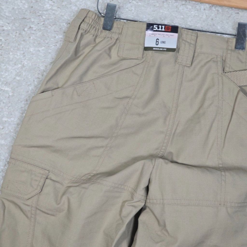 5.11 511 Tactical Pants Womens 6 Long Brown‎ Taclite Cargo New Size 28" / US 6 / IT 42 - 5 Thumbnail