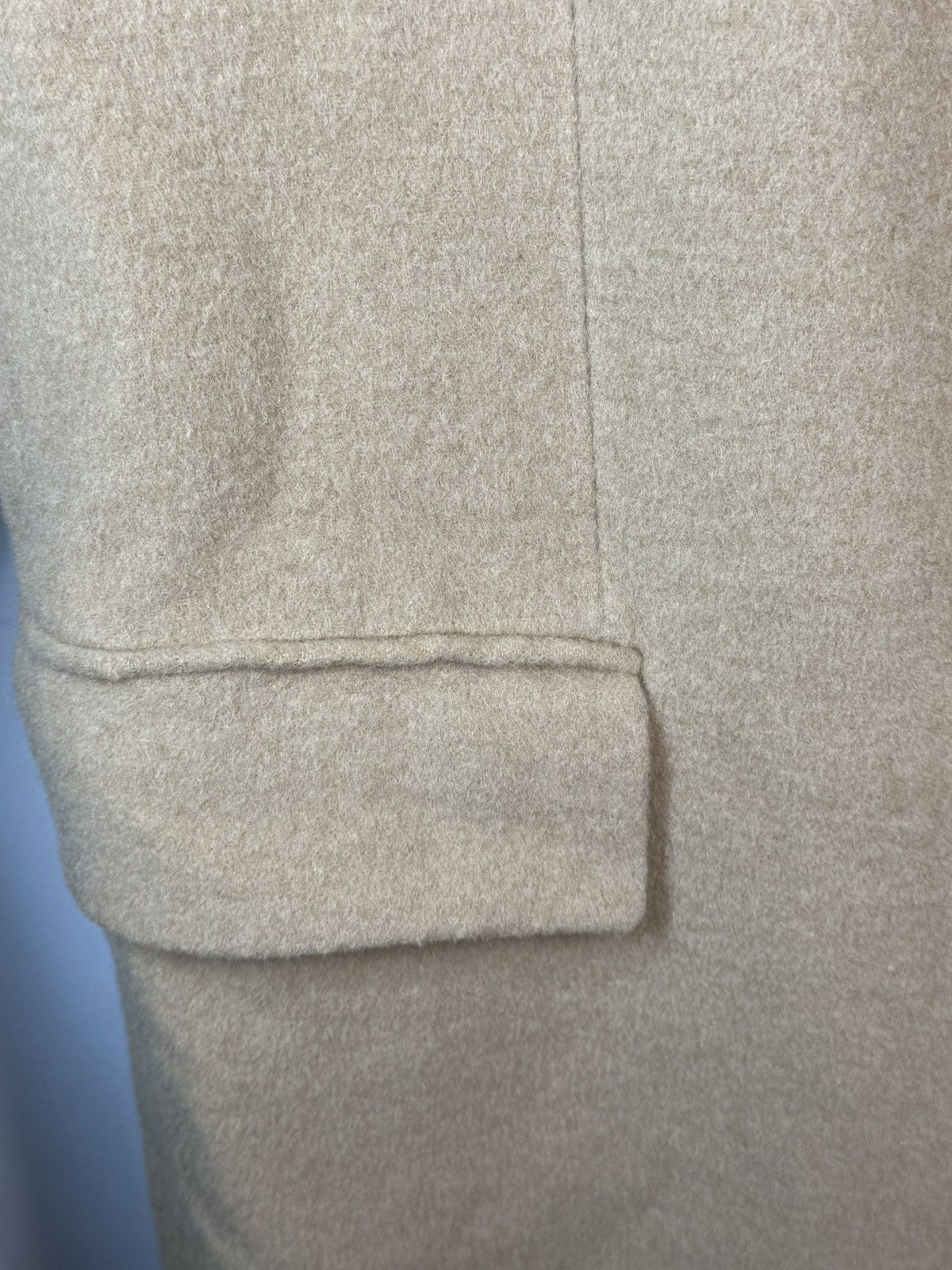 Yves Saint Laurent Camel Wool YSL Coat Soft Heavy Soft Long Beige Size US L / EU 52-54 / 3 - 22 Thumbnail