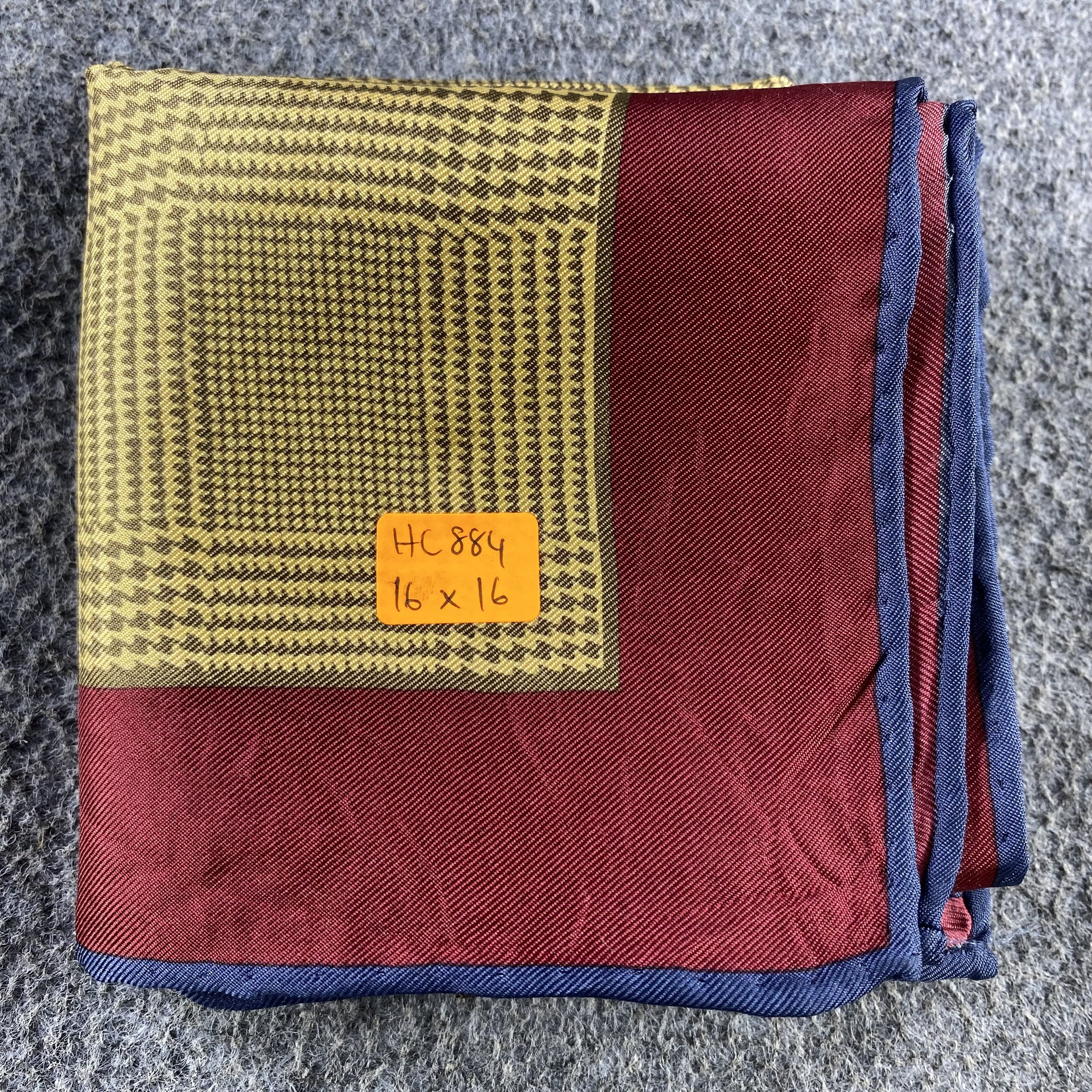 Japanese Brand × Vintage Handmade Silk Handkerchief/Neckerchief/Bandana HC884 Size ONE SIZE - 7 Thumbnail
