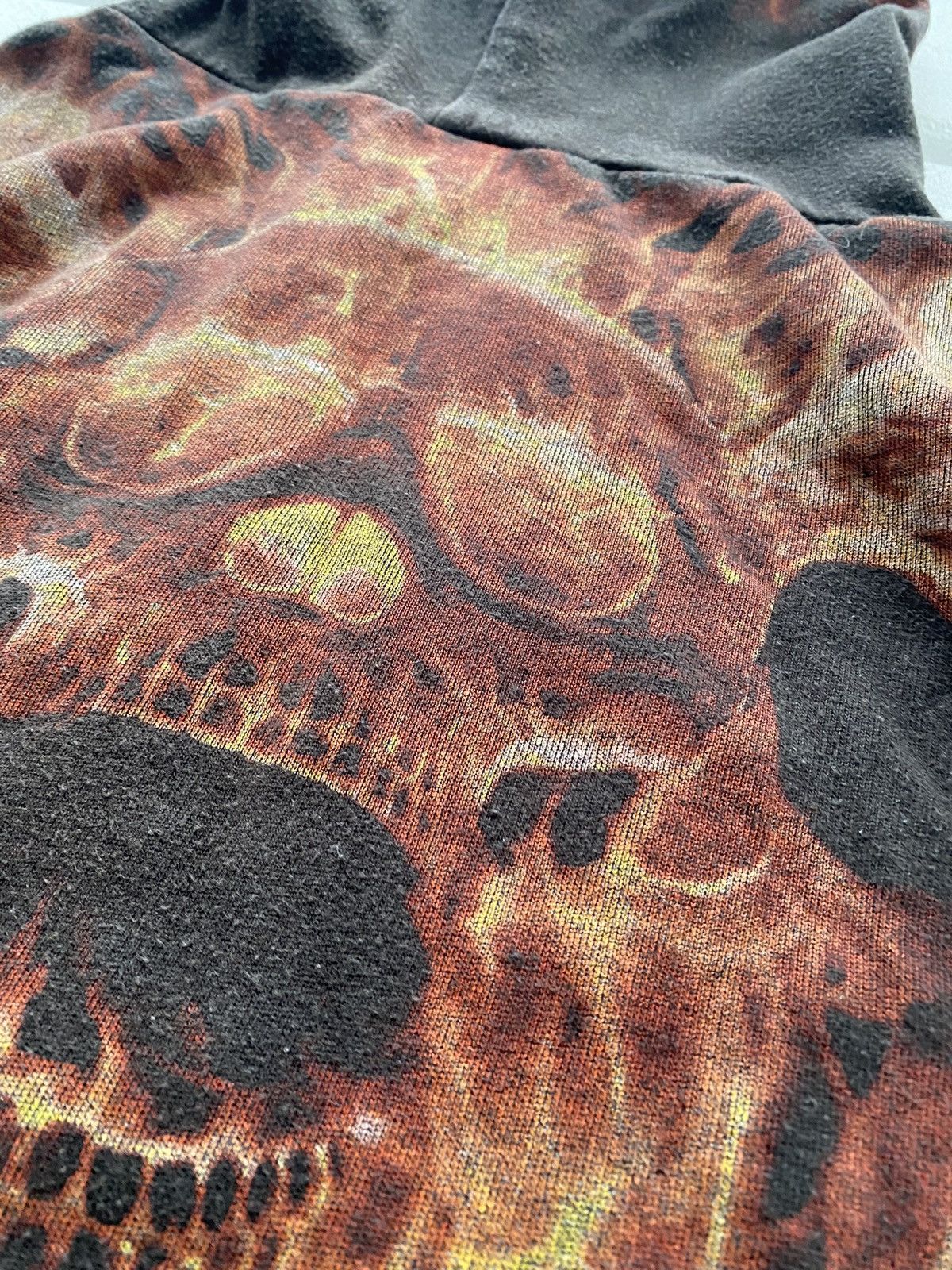 Japanese Brand 🔥Opium Punk Spiral Full Flame Skull Gothic Hoodie oversized Size US XL / EU 56 / 4 - 5 Thumbnail