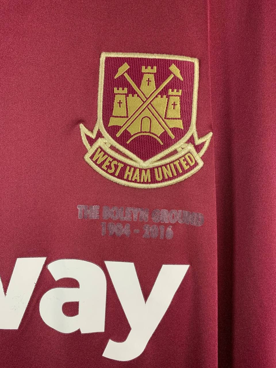 Umbro West Ham United | WHU | Umbro | Betway | Tshirt Size US XL / EU 56 / 4 - 5 Thumbnail
