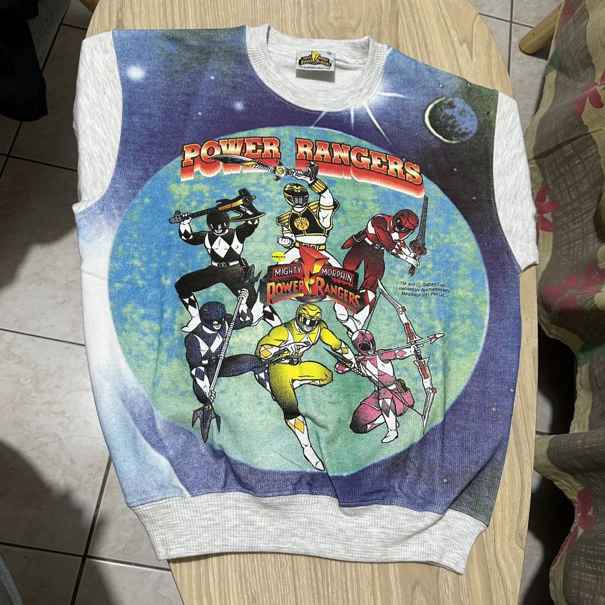 Vintage Vintage Power Rangers Mighty Morphin Graphic Tshirt Size US S / EU 44-46 / 1 - 1 Thumbnail