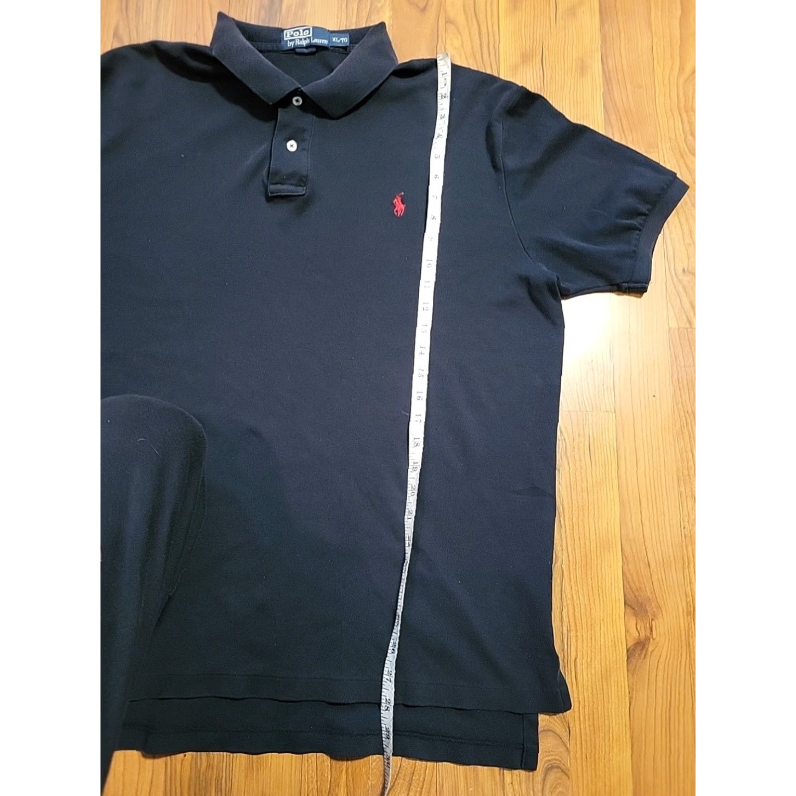 Ralph Lauren Polo Ralph Lauren Polo Shirt Mens XL Black W/ Red Pony Logo Cotton Embroidered Size US XL / EU 56 / 4 - 6 Thumbnail