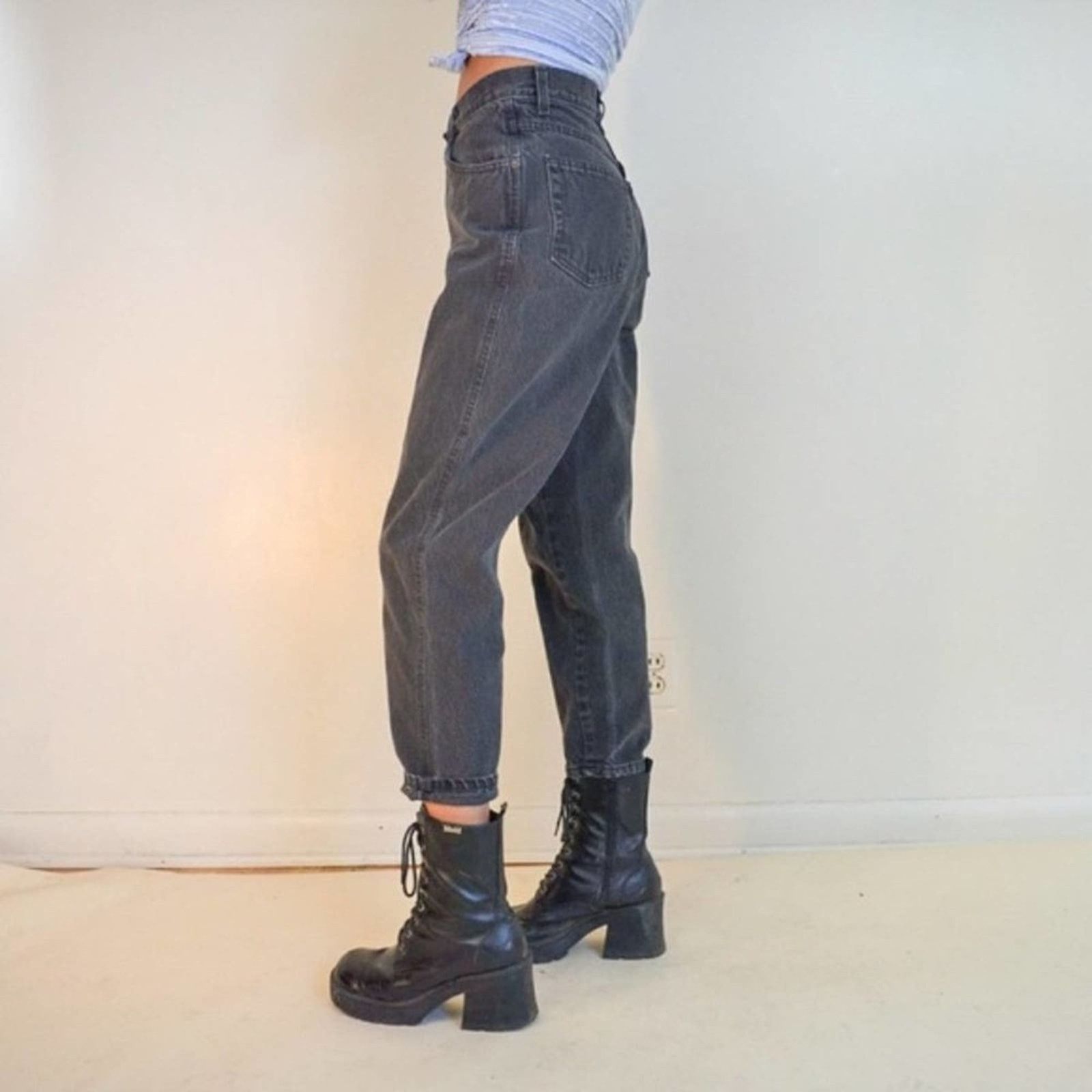 Vintage 90s Vintage Gitano Super High Waist Mom Jeans Size 33" - 1 Thumbnail
