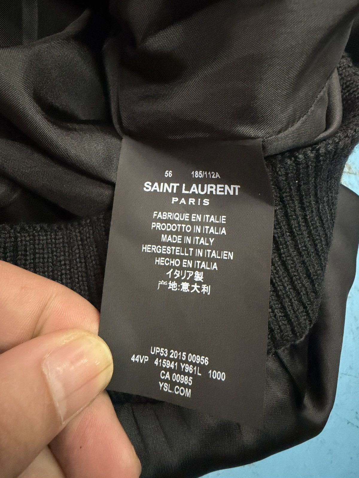 Saint Laurent Paris SAINT LAURENT SS16 VISCOSE BOMBER Size US XL / EU 56 / 4 - 5 Thumbnail