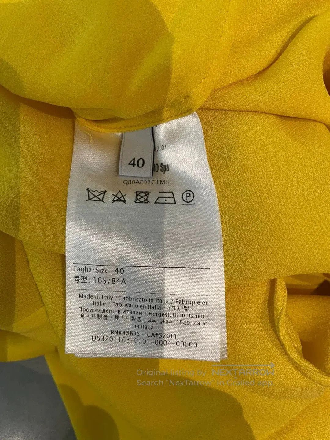 Valentino Valentino Yellow Turtleneck Top. Size US S / EU 44-46 / 1 - 6 Thumbnail