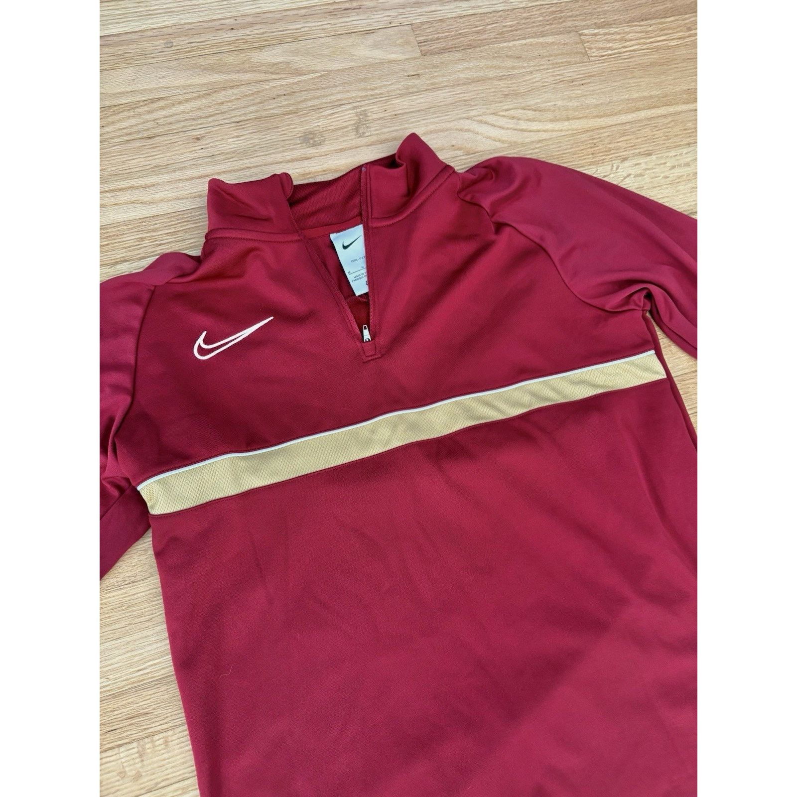 Nike Nike Dri Fit Men's 1/4 zip Pullover Gym Long Sleeve Medium Size US M / EU 48-50 / 2 - 3 Thumbnail