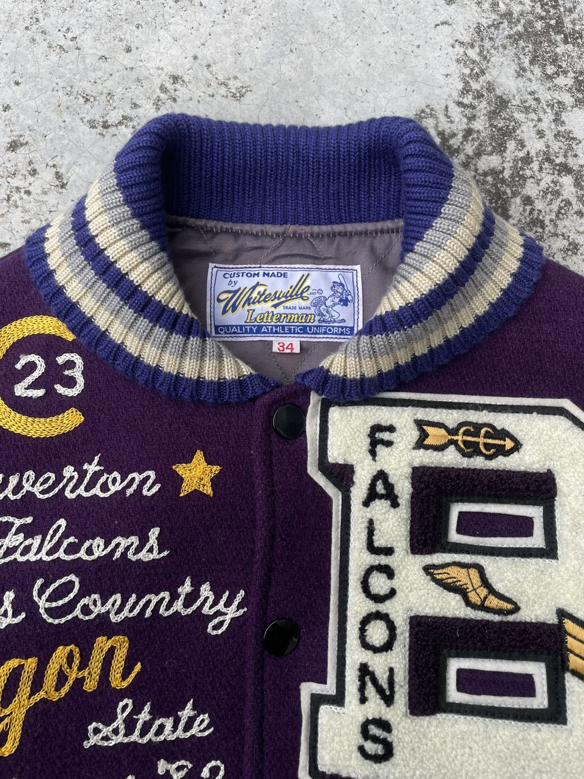 Whitesville Vintage Whitesville "Beaverton Falcons" Varsity Jacket Size US M / EU 48-50 / 2 - 10 Thumbnail