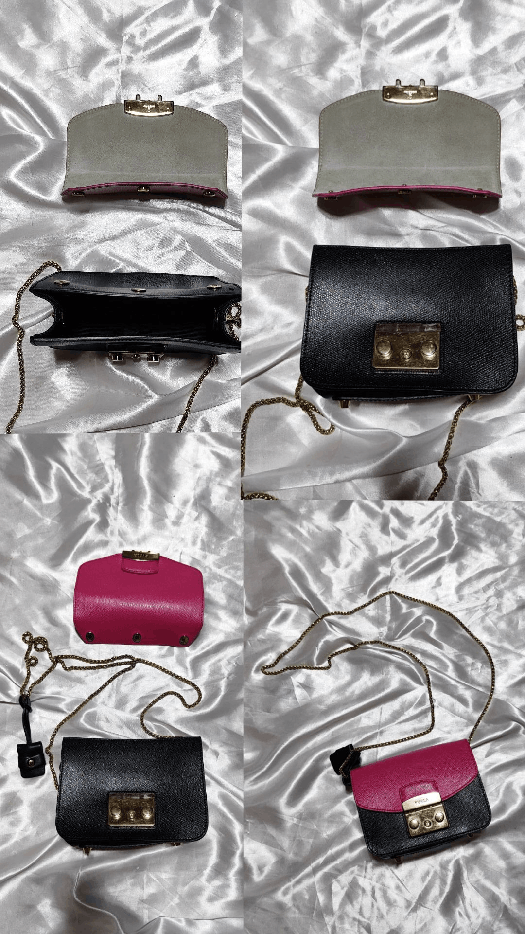 Furla Furla Metropolis Mini Leather Chain Crossbody Size ONE SIZE - 9 Thumbnail