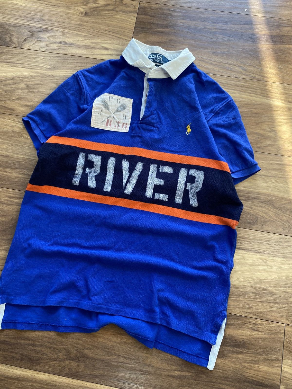 Polo Ralph Lauren Vintage Polo Ralph Lauren T-Shirt River Chief Keef Style Y2k Size US M / EU 48-50 / 2 - 2 Thumbnail